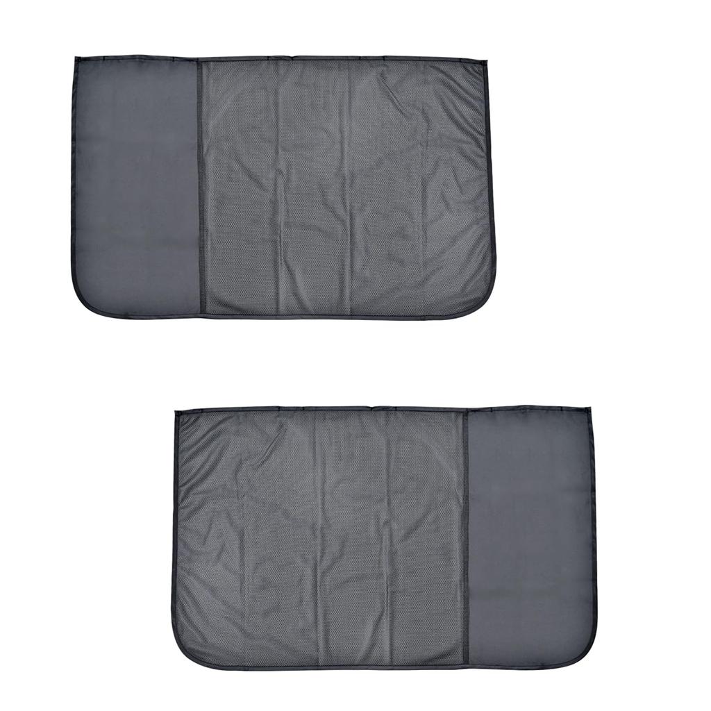 SEIWA Easy Magnetic Hybrid Curtains Car Interior Improved Blackout Fabric Mesh Magnetic Sun Privacy UV Protection for Car Improved Visibility Z115,
