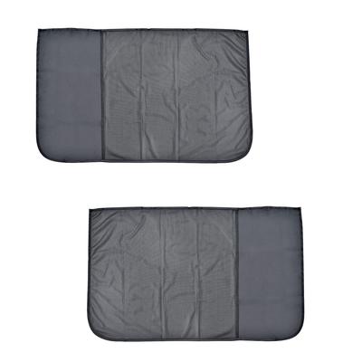 SEIWA Easy Magnetic Hybrid Curtains Car Interior Improved Blackout Fabric Mesh Magnetic Sun Privacy UV Protection for Car Improved Visibility Z115,