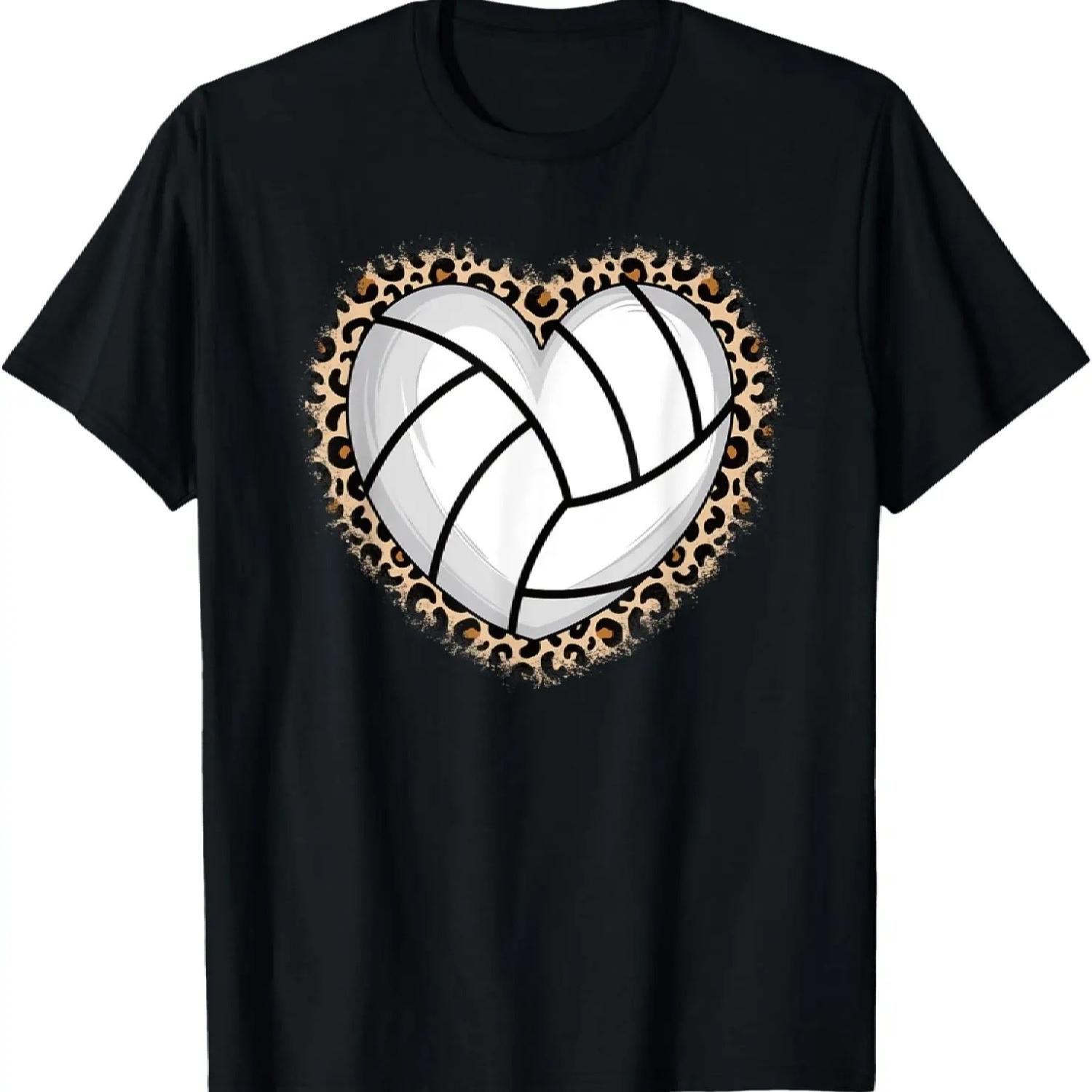 

Cute Volleyball Heart Volleyball Lover Women Girls T-Shirt XXXXXL різнокольоровий