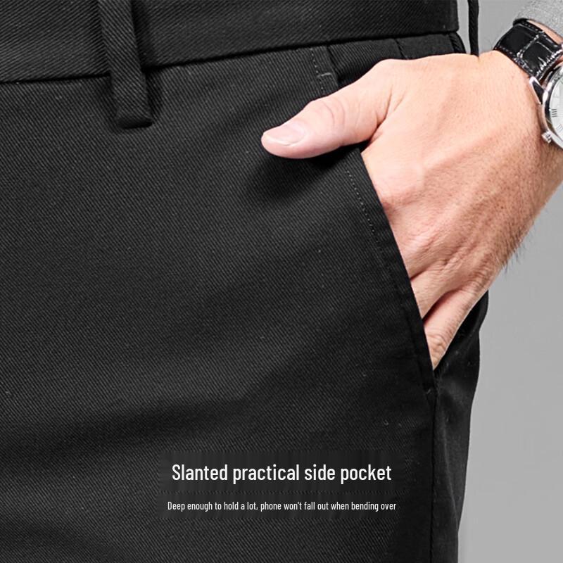 Shanshan Men's Xinjiang Soft Cotton Straight Fit Casual Pants