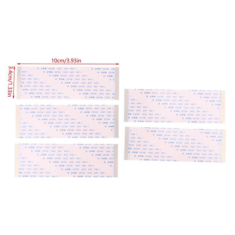 5Pcs Gold-Plated FFC Flat Flexible Cable AWM 20706 105C 60V VW-1 0.5MM Pitch 50/55/60/64/68/80 Pin