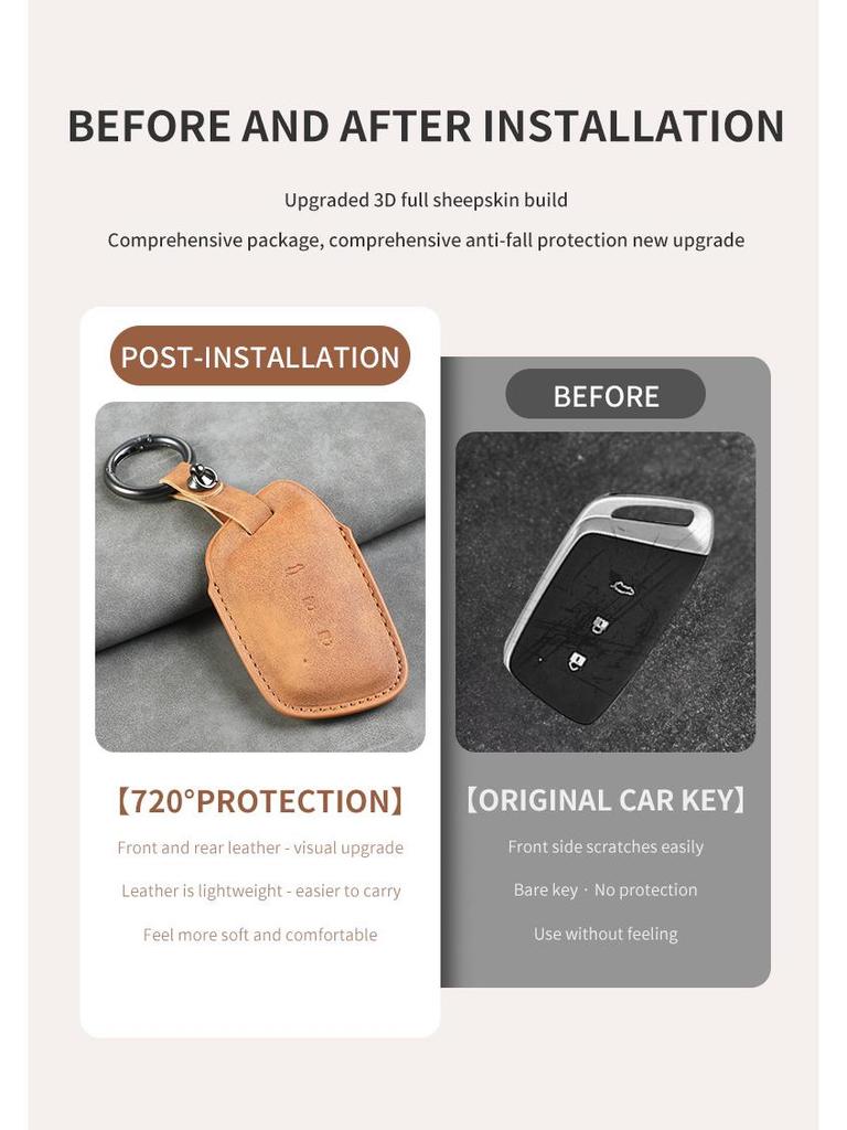 Baojun RM5 RC6 RS5 RS3 Metal Car Key Shell - Compatible Key Case