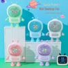 2026 Cartoon Robot USB Portable Cute Student Electric Fan