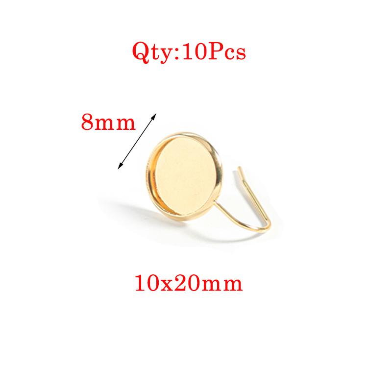 Stainless Steel Earrings Hook For Jewelry Making Hypoallergenic Women Dangle Cross Earring Clasps Fittings Diy Finding
