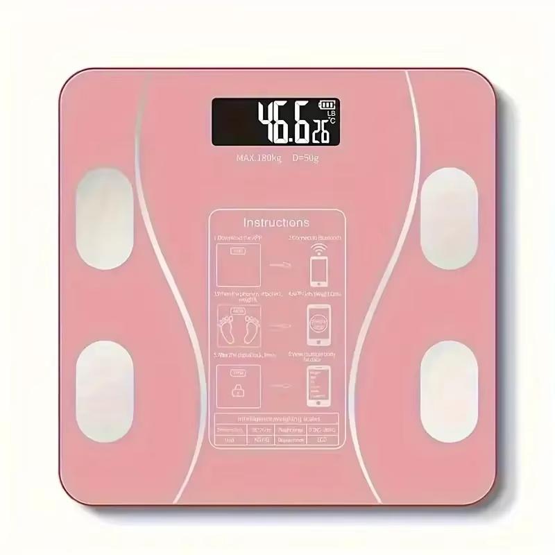 1pc Intelligent Bluetooth Electronic Weight Scale: Wireless Digital Bathroom Scale, Precise Measurement of Body Fat Percentage