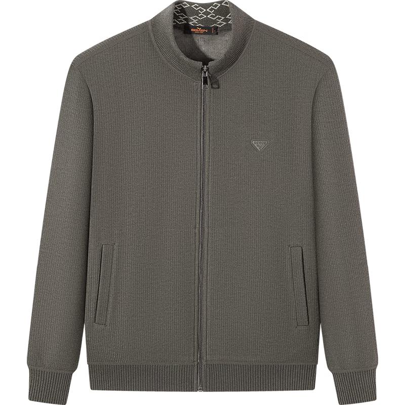 

Qipai Men s Wool Blend Fleece-Lined Business Cardigan 3XL (190/104A)