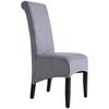Stretch Velvet Dining Chair Cover XL Size Slipcover for Restaurant Hotel Party Large Chairs Banquet Dining Room