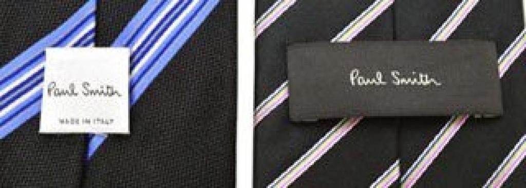 [Paul Smith] Striped Silk Tie AY47-28: Red