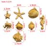10pcs Stainless Steel Starfish Shell Charms Marine Animal Charms For Making Earrings Ocean Necklace Bracelet Jewelry Accessories