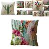 Timeless Tropical Flower Cactus Cushion Cover For Elegant Home Styling