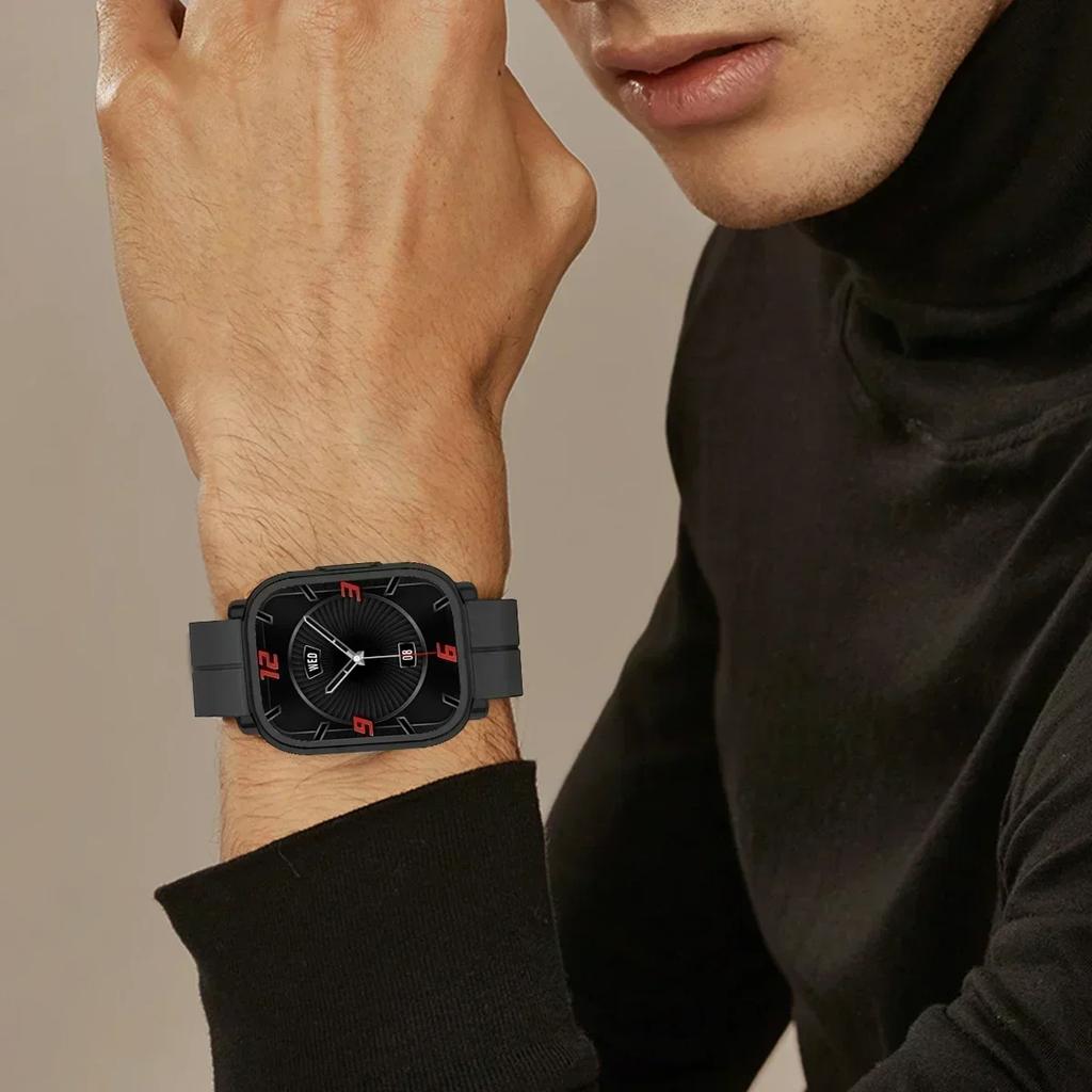 Silicone Strap +Case For Xiaomi Redmi Watch 5 Lite Magnetic Smart Watch Wrist Men Band And Case For Redmi Watch 5 Active