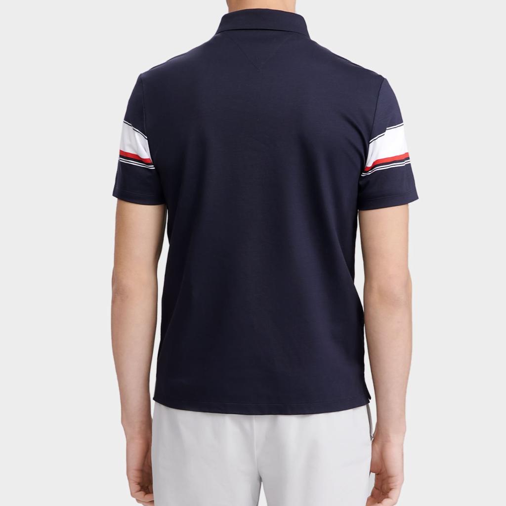 Fila Casual Polo Shirt Men Tops Legendary-Blue F11M321105FNV