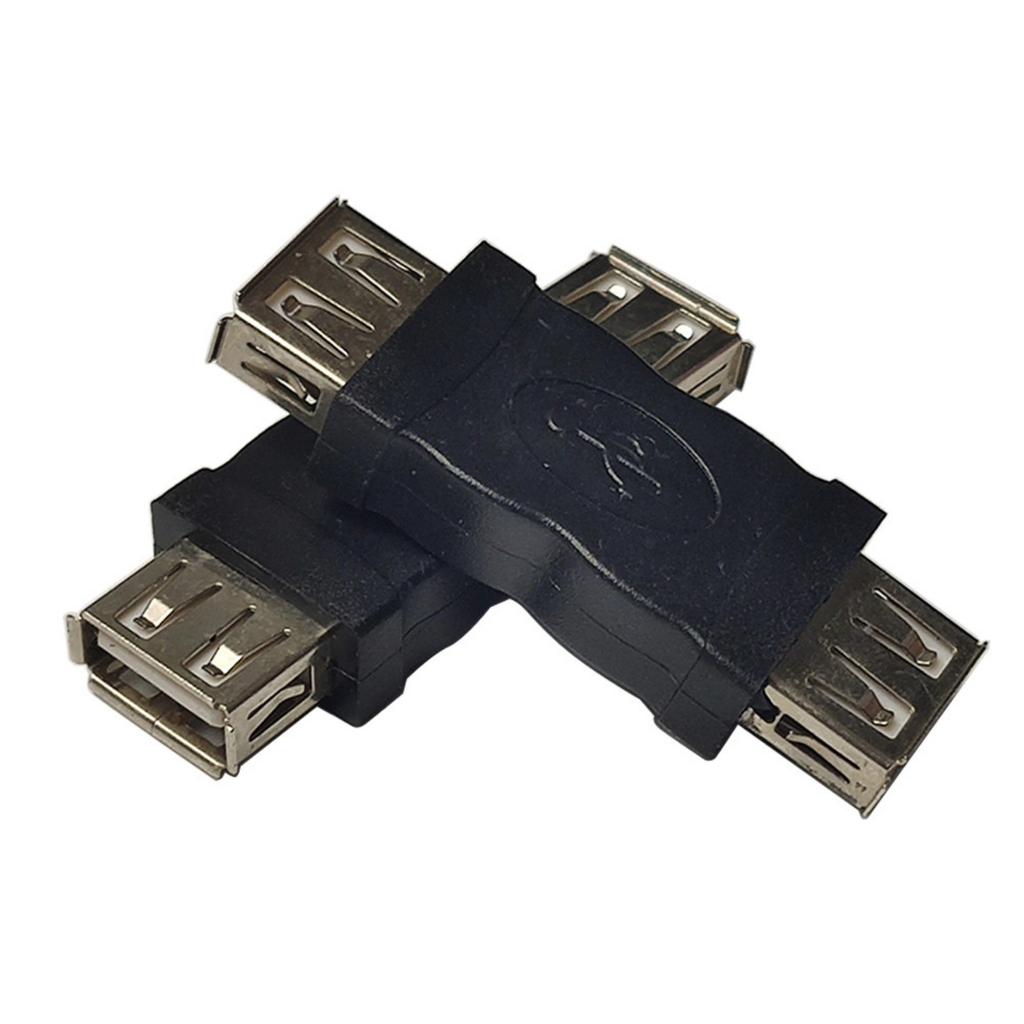 USB Female to Female Adapter for Seamlessly Power Supply USB Connector Laptop USB Female Adapter Joiner F/F Converters