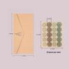 Retro Hot Stamping 5-Piece Envelope & Seal Set for Western-Style Greeting Cards and Qixi Festival Invitations