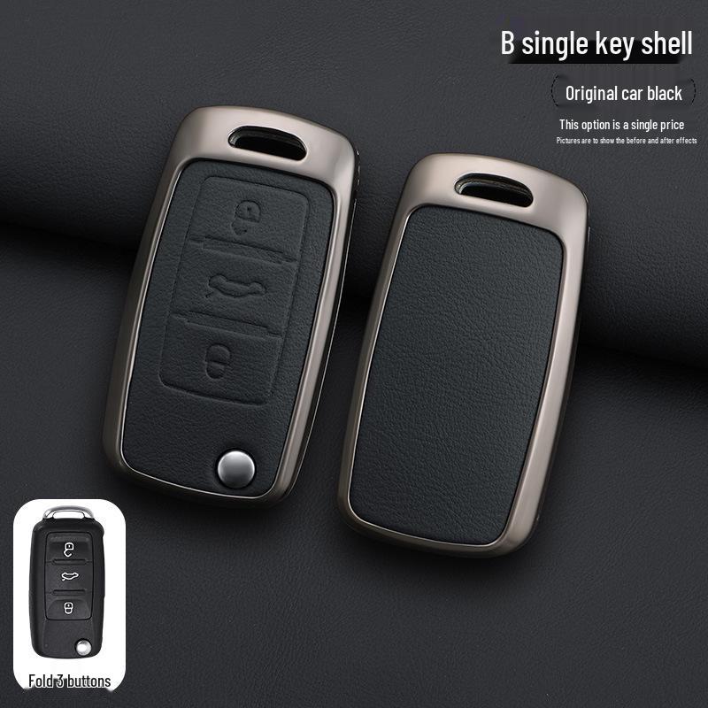 Compatible Car Key Cases & Buckles for Volkswagen: Lavida, T-Roc, Lamando, Tayron, Sagitar, Tiguan, Polo, Tharu