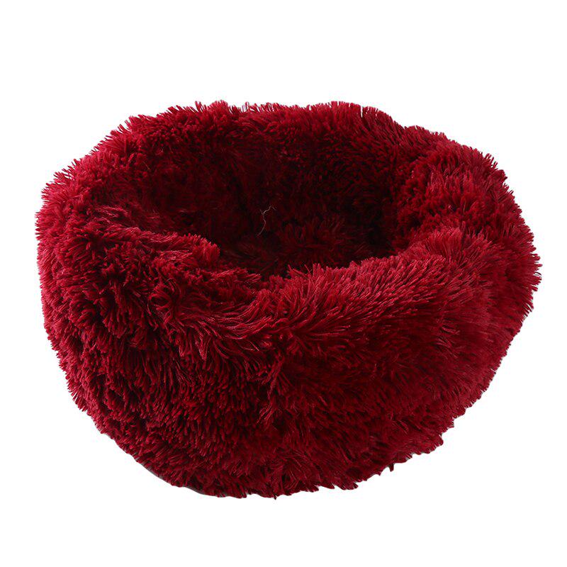 Cat House Plush Round Sleeping Deep Dog Bed Dogs Warm Pet House Tent Cat Nest Litter Puppy Kennel