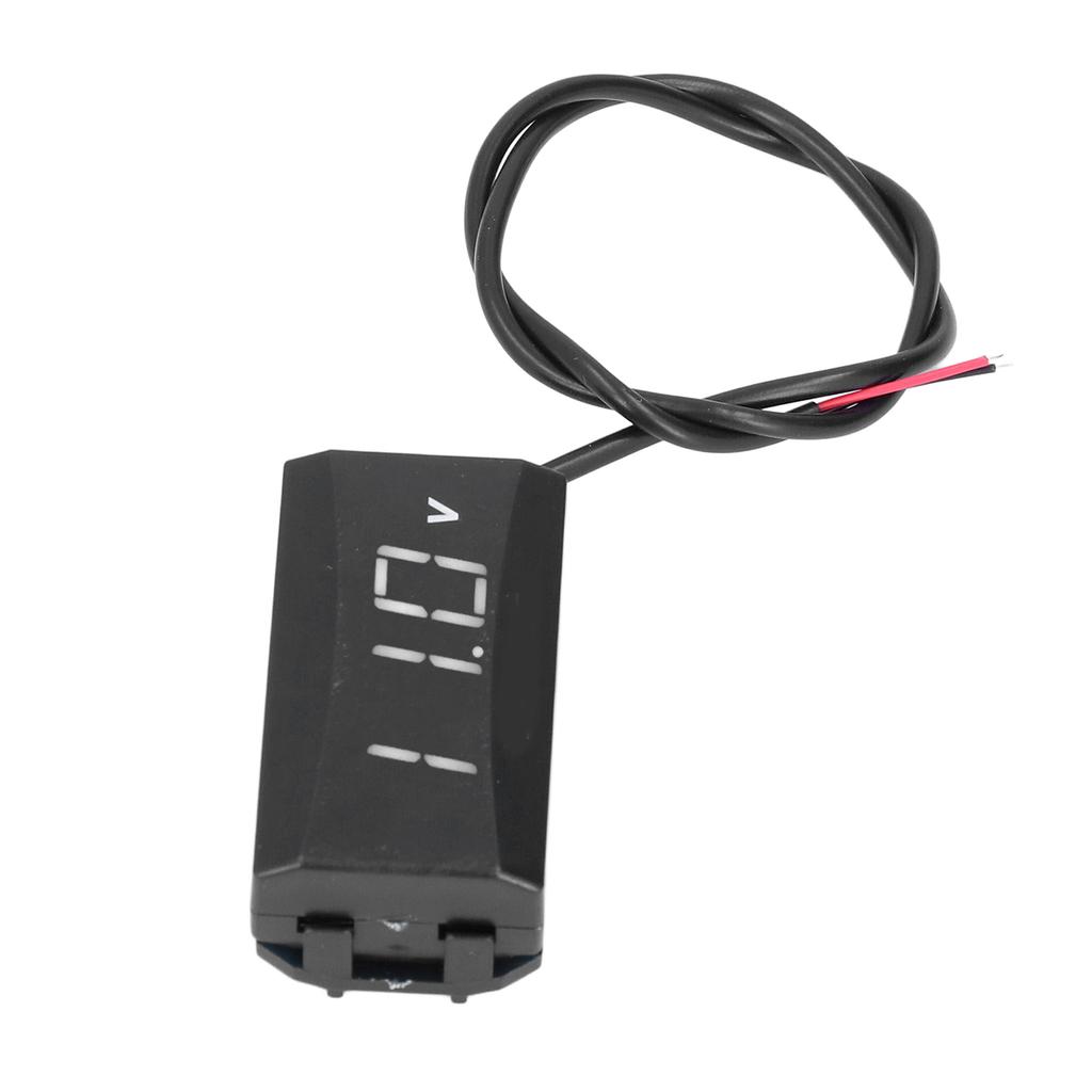 Voltage Testing Meter LED Digital Display Universal for Car Motorcycle Electric Vehicle 12V‑80V