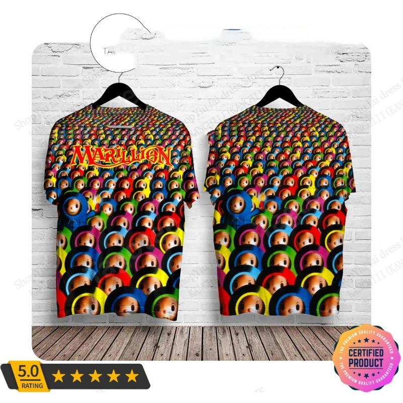 

Рок гурт Marillion 3D принт футболка чоловіча жіноча мода повсякденна футболка з коротким рукавом дитячі топи футболки хлопчача футболка хіп-хоп одяг S