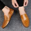 Fashion Men Loafers Shoes Soft Genuine Leather Slip-On Sneakers Male Casual Luxury Brand Spring Men Loafers Mocassin Zapatos Hombre