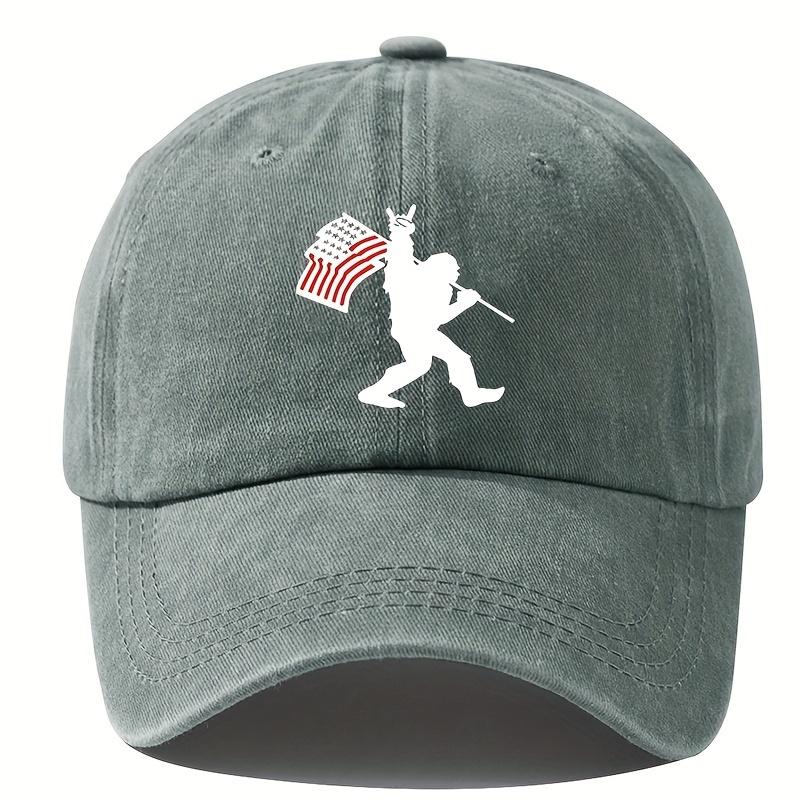 

Breathable and Adjustable Stylish Graphic Outdoor Sports Baseball Cap for Men and Women сірий