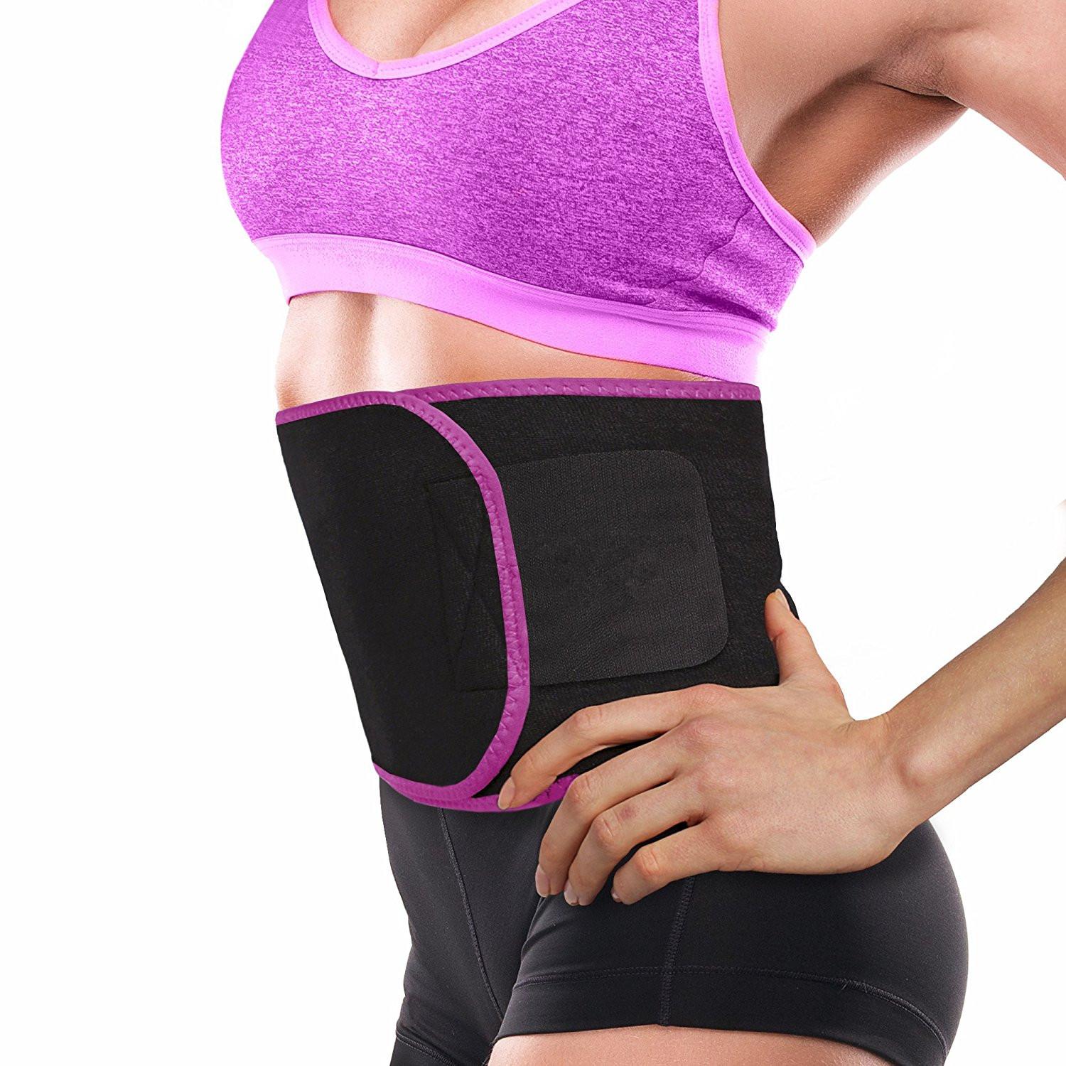 Men and Women Rose Red Customized Adjustable Neoprene Waist Trainer Waist Trimmer Slimmer Belt S красный