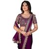 Women's Elegant Designer Sarees Premium Rangoli Fabric with Embellished Border, Lightweight and Stylish Ethnic Wear - Perfect for Parties,