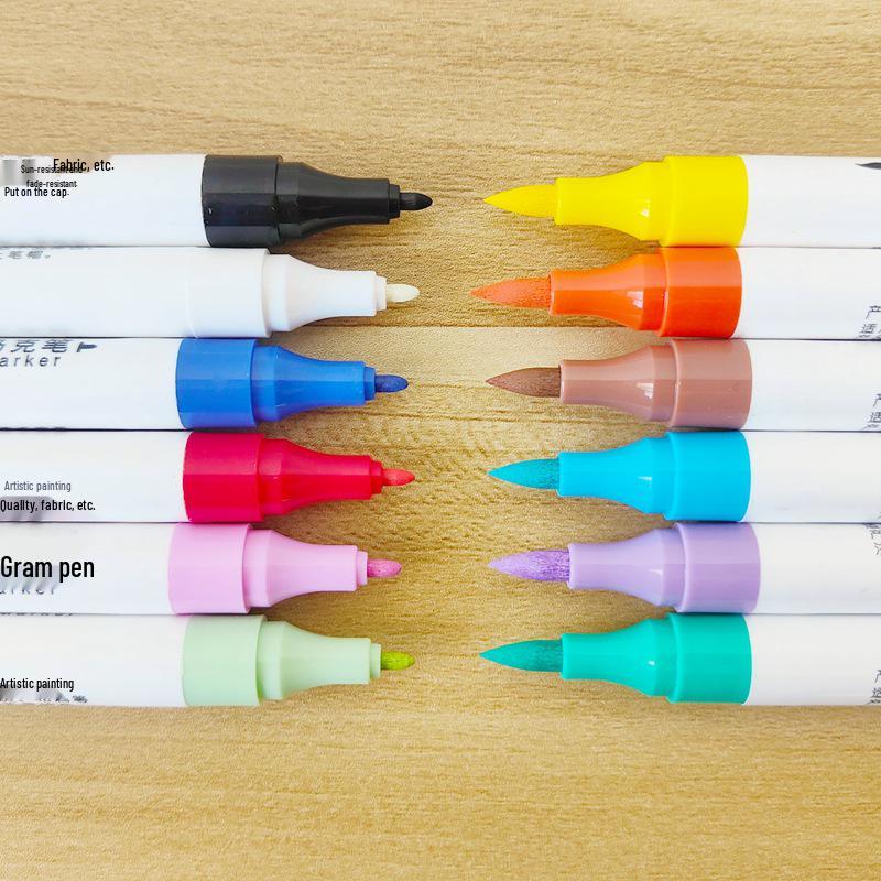 18-Color Dual-Tip Acrylic Markers for Kids - Art, Coloring, and School Supplies