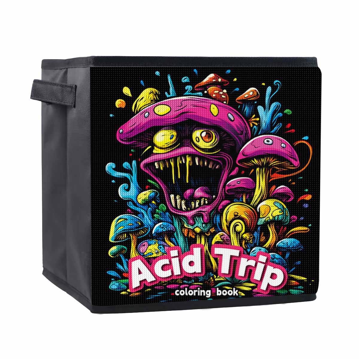 

Terrifying Mushroom 5D Diamond Painting Storage Basket Full Round Drill Mosaic Diamond Embroidery Cross Stitch Kits Home Decor Home Decor 25cmx25cm