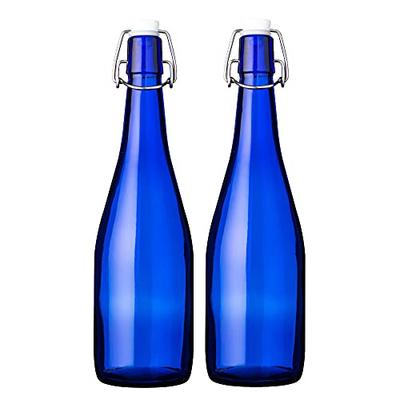 Bouteille Machine Ancre Bouchon Bouteille, 720ml, Bleu, Lot de 2, Récipient de Stockage/Remplissage, Bouteille en Verre AT720SWCB2