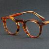 VCKA Vintage Acetate Myopia Glasses Frame Luxury Small Classic Men Women  Prescription Optical   Retro Eyewear -0.50 to -10.0