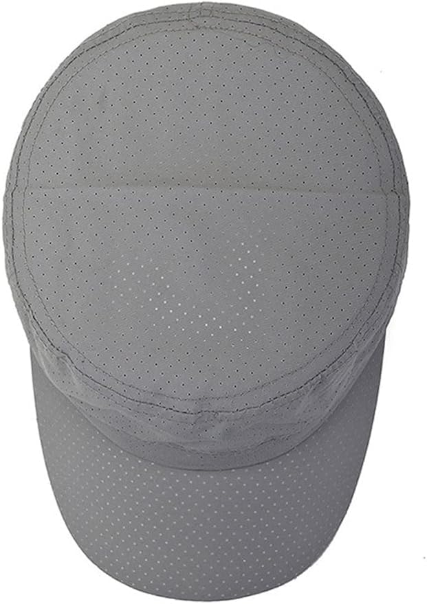 HABERI Mesh Work Solid Stylish for Perfect for Outdoor Sun Military One Size Fits Simple Short Brim One Light Cap, Color, Breathable, Men, Activities,
