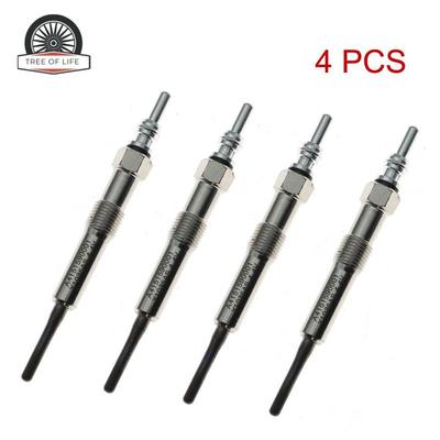 4 PCS Glow Plugs 4.4V For NISSAN CUBE JUKE MICRA V NOTE NV200 PULSAR QASHQAI Renault Captur Clio III IV Megane III IV 1.5 DCi