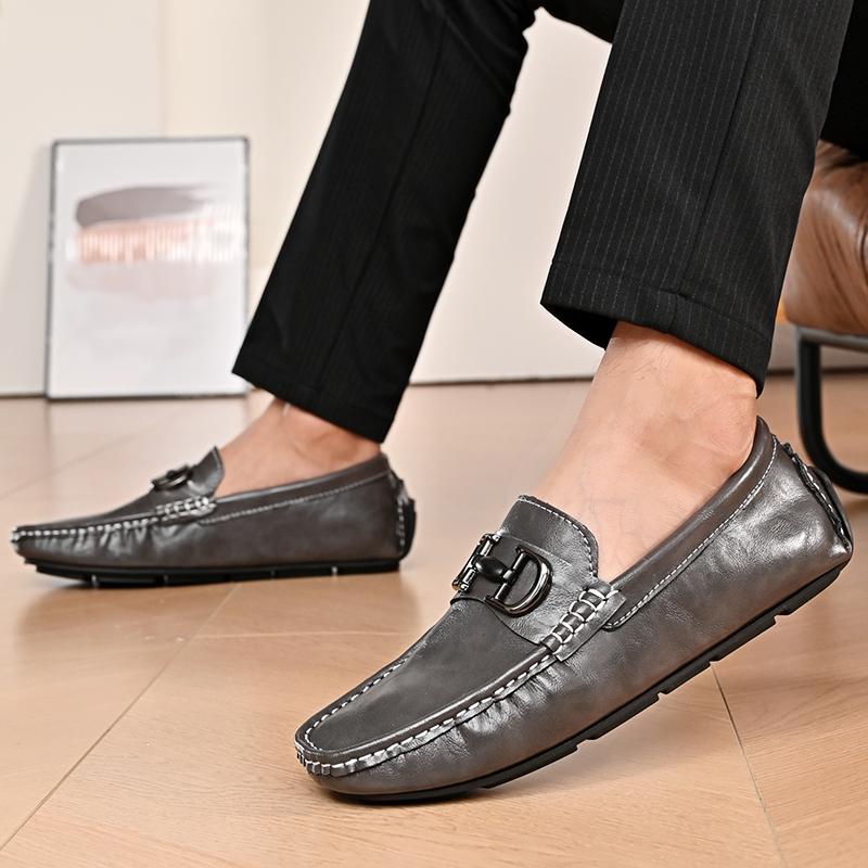 Fashion Classic Flats Luxury Brand Men Wedding Shoes Male Comfortable Loafers Men Slip-on Casual Shoes New Men Driving Shoes Moccasins