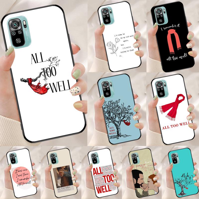 All Too Well Lyrics Cover For Xiaomi Redmi Note 13 Pro 14 12 11 9 10 9S 10S 11S 12S Redmi 10C 12C 13C 14C Case