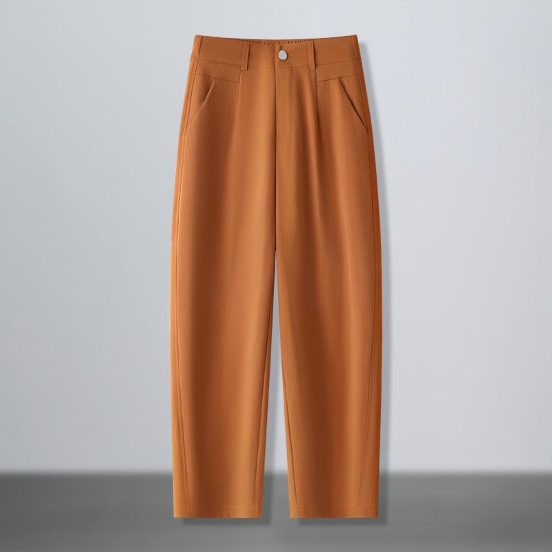 Summer High-Waisted Wrinkle-Resistant Banana Scythe Pants 2025 - Petite, Versatile, Casual Nine-Point Loose Fit