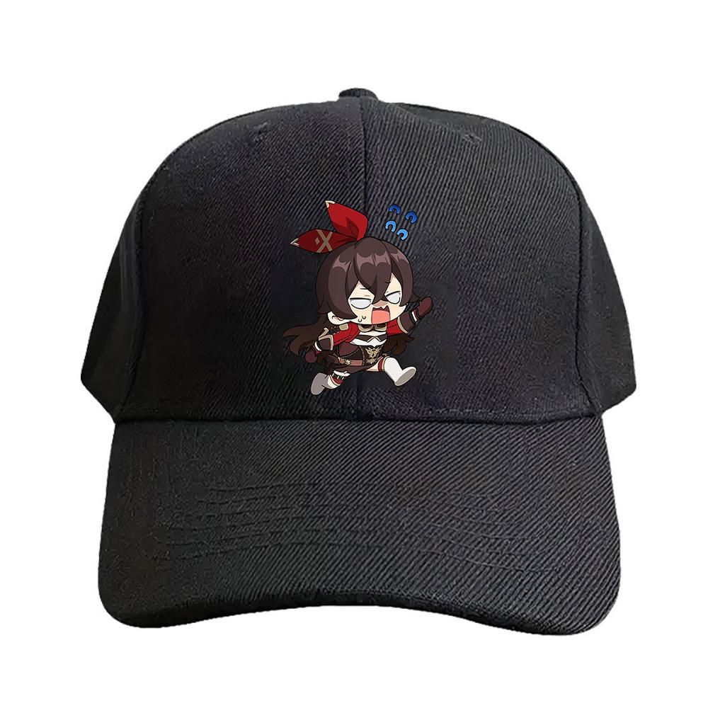 Genshin Impact Amber Cap Summer Woman Man Adult Casual Fashion Casual Adjustable Hiking Fishing Hat Sun Hat