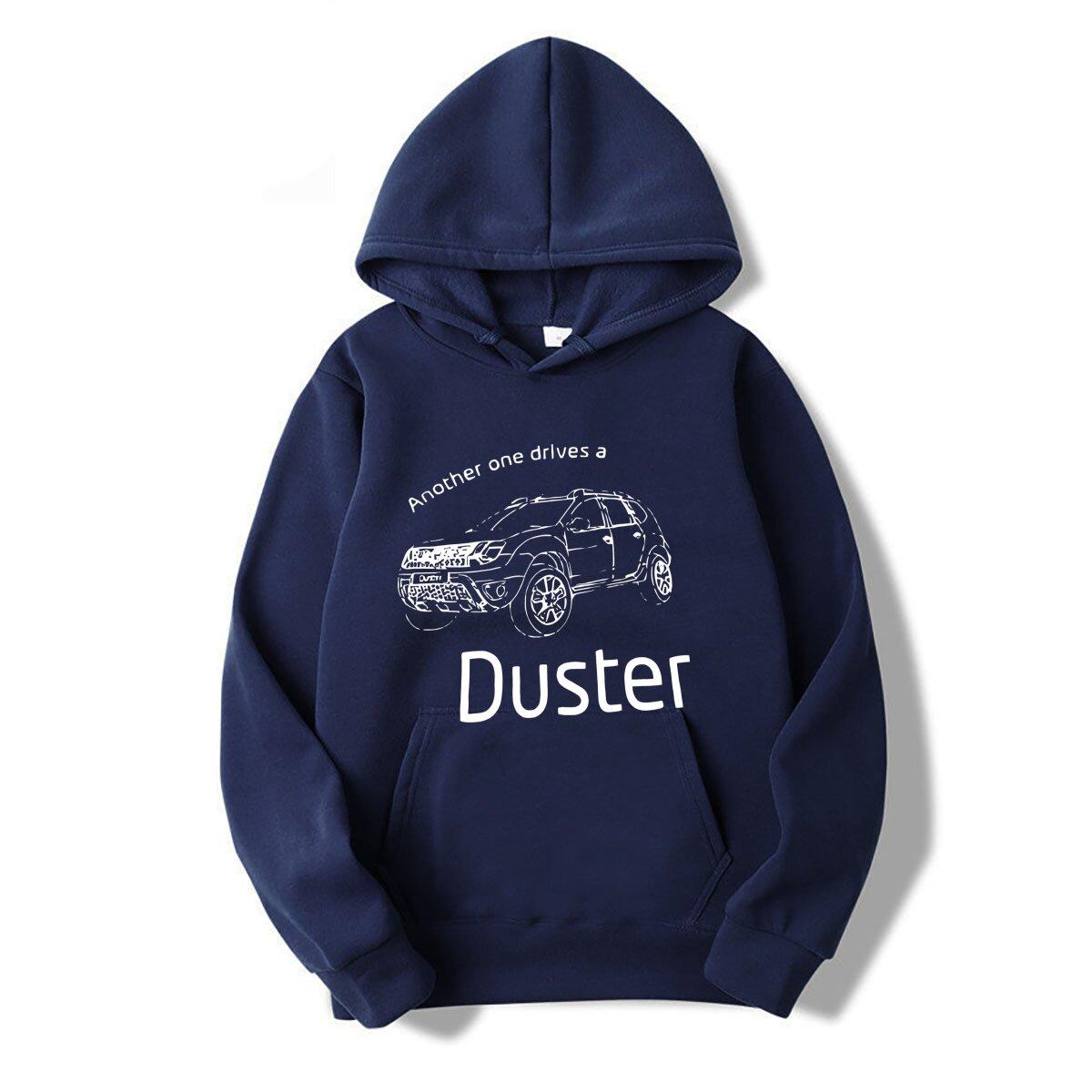 

Classic Dacia Duster Men s Cotton hoodies long sleeves 3XL