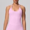 European & American High-Elastic Lace-up Backless Sports Bra for Training & Yoga