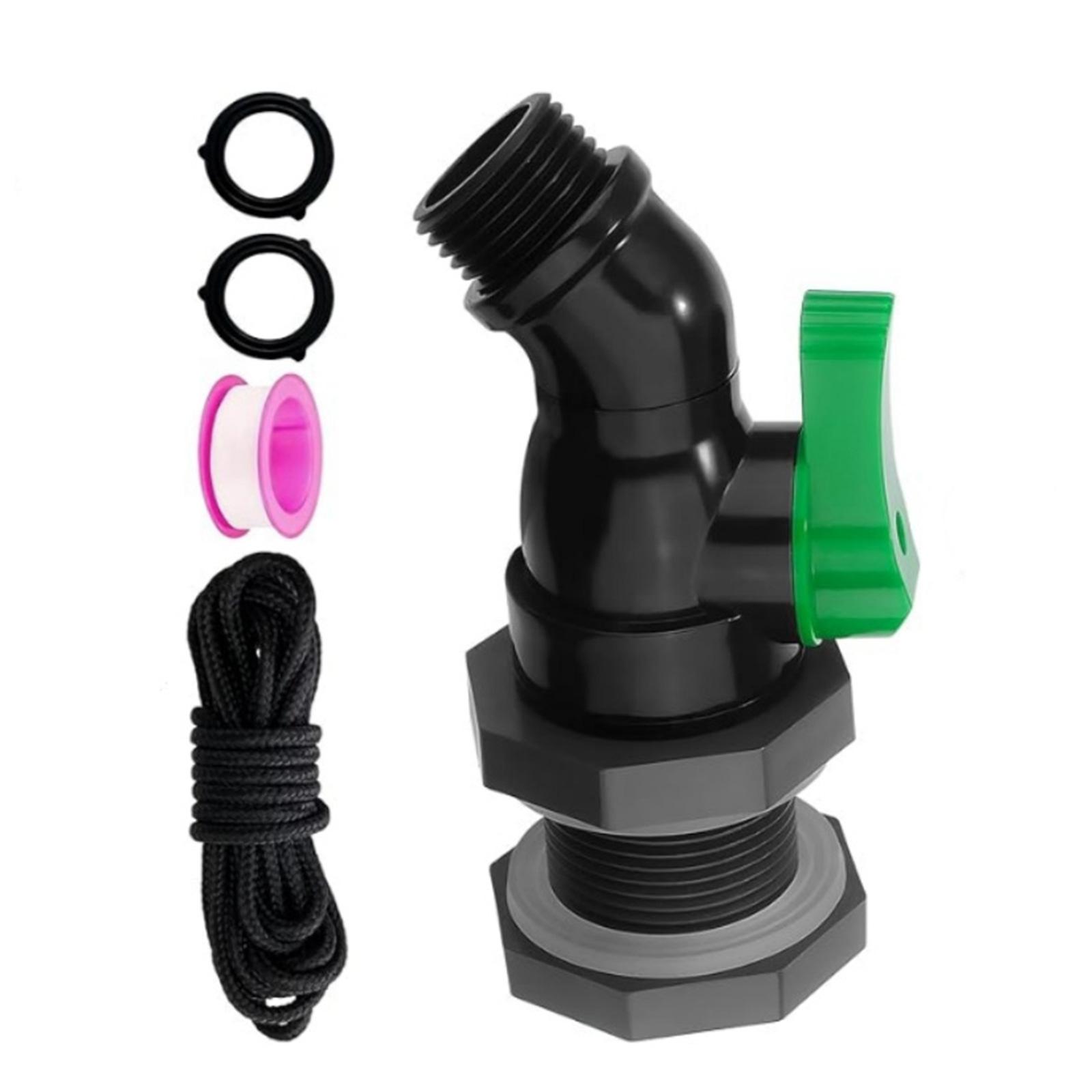 

Weatherproof 3/4 or 1/2 Thread Spigot Adjustable Water Flow Valve Water Spout Connector for Yard Cleaning Gardening A