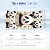 Panda Love Art Print Theme Quick Dry Beach Towel Custom Name Text Print Large Sand Resistant Towel Beach Vacation