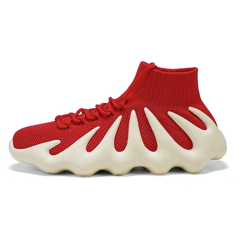 Men's shoes breathable single shoes new trend octopus men's socks shoes casual light sports shoes women