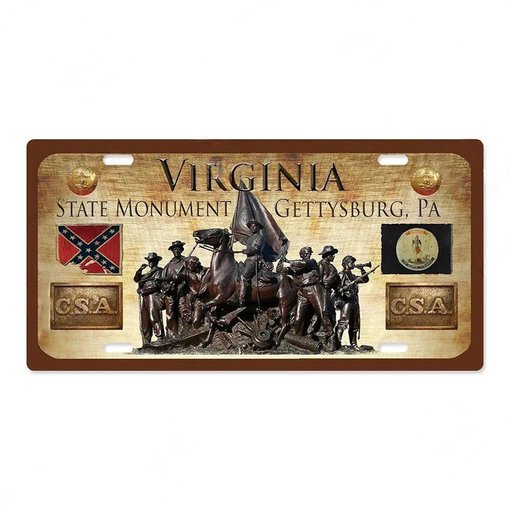 The War Licenses Posters Plate Plaque Metal Vintage Tin Signs Room Wall Decor Art Decoration Poster for Bar Home