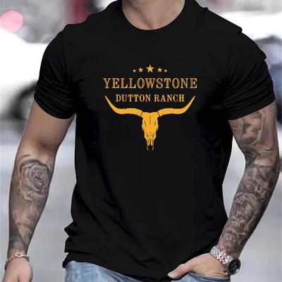 Tričko Yellowstone Dutton, Lehké tričko Prodyšné Chladivé, Pohodlné nošení