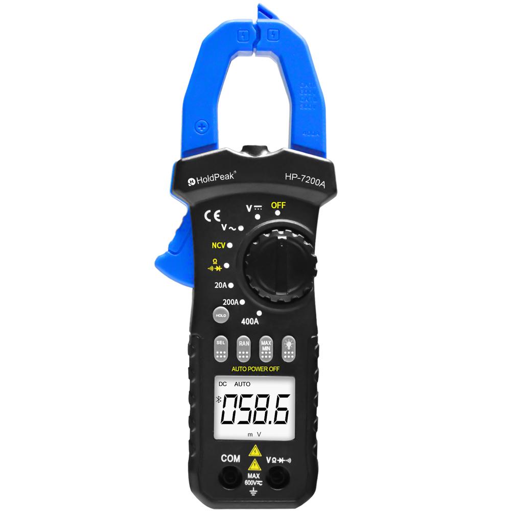  Non-Contact Voltage Detector, BT-7200A Digital Clamp Multimeter, With Backlit Display And Support Data Storage Function