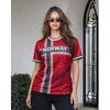 Norweski Czerwony Krzyż Koszulka Piłkarska z Wzorem Etnicznym, Oversize Szybkoschnący Oddychający T-shirt dla Norweskiego Fana Streetwear, Codzienny Casual