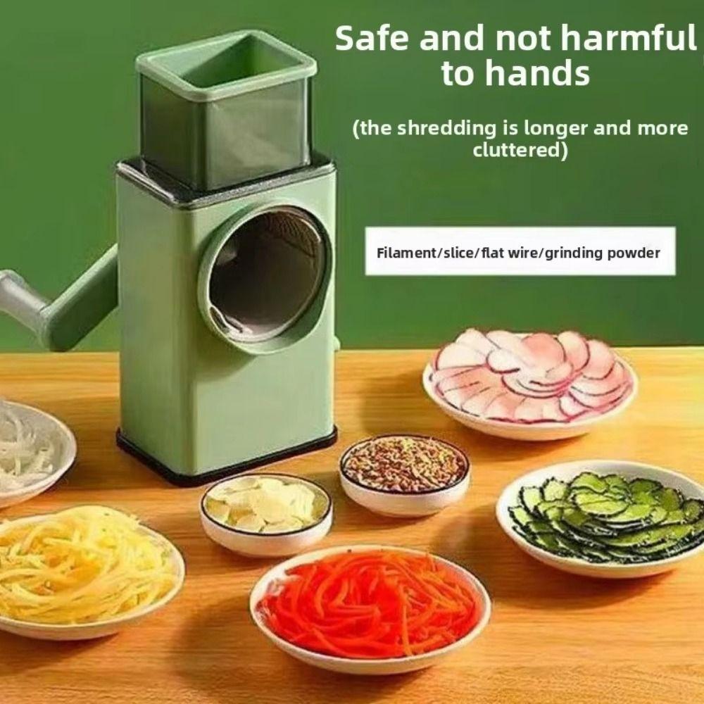 Vegetable Shredder Hand-Crank Vegetable Slicer Manual Nut Grinder Rotary Cheese Grater  Potatoes