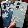 For Asus Zenfone 11 Ultra Case 3D Flower Relief Emboss Silicone Cover for Asus Zenfone 10 9 8 Flip 7 Pro 3D Embossed Soft Cases
