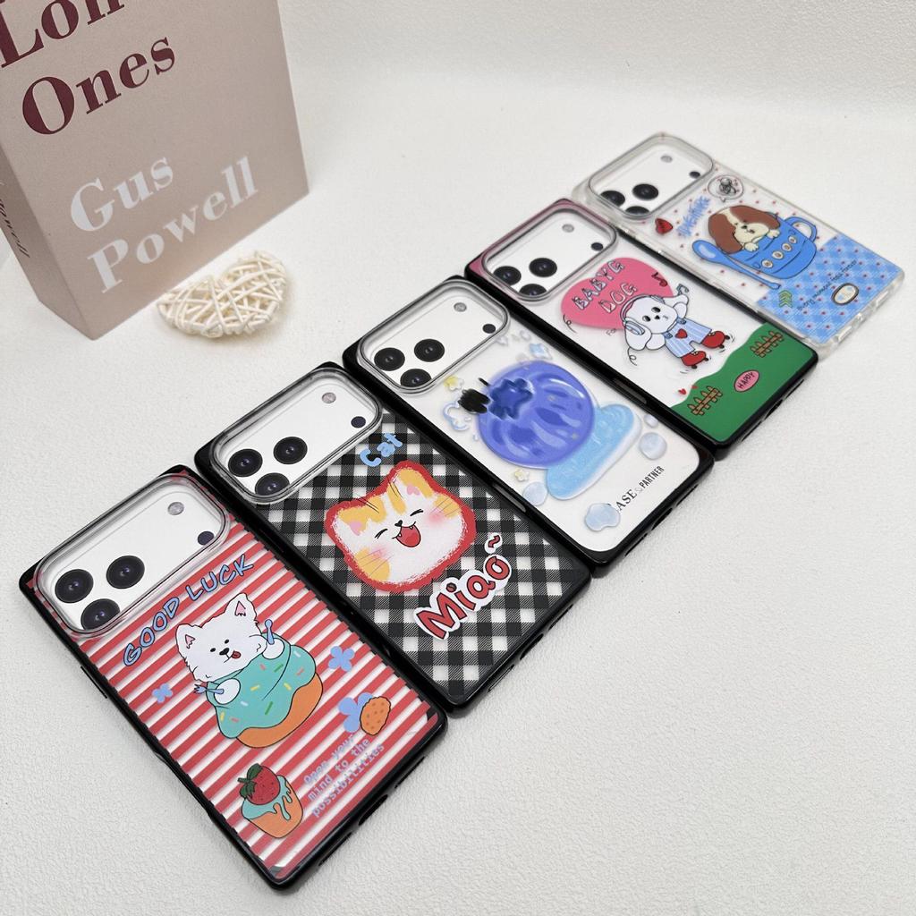 Cartoon Animal iPhone 15 ProMax Anti-Fall Case