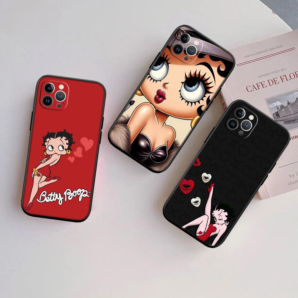 B-Bettys Art B-Boops Phone Case for Samsung Galaxy A11 A12 A13 A15 A52S A53 A55 A56 A70 A71 A72 A73 F06 F16 F56 S10 Plus S10e