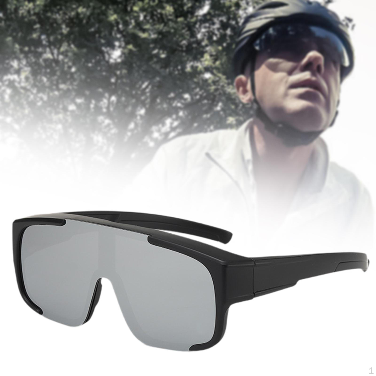 

Очки для велоспорта Защитные очки Очки с антибликовым покрытием Солнцезащитные спортивные очки для рыбалки Лыжные серебряный